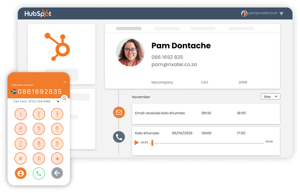 Click-to-call from HubSpot record feature image